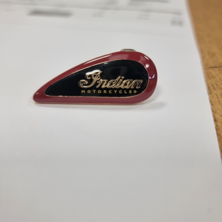 Indian Motorcycle Chief Classic Fuel Tank Pin Badge